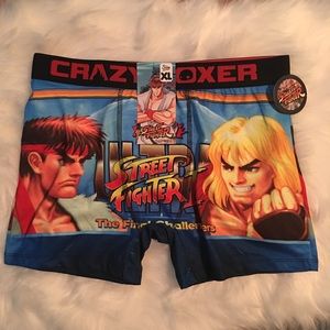 Men’s Crazy Boxer Street Fighter